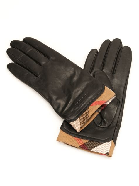 burberry gloves blue|Burberry women's leather gloves.